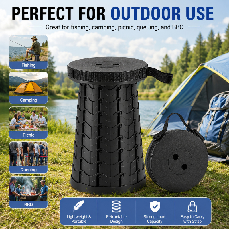 Outdoor Camping Events 2026 - 2026 Portable Folding Fishing Stool Lightweight