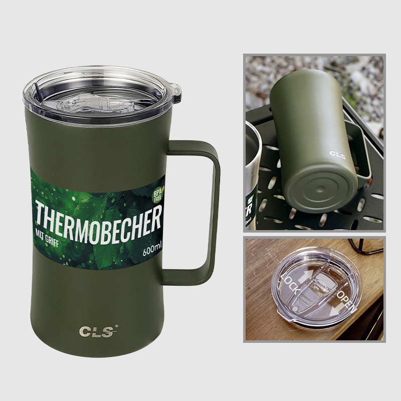 Outdoor Camping Games - Multi Style 320-600ml Double-Layer 304 Stainless