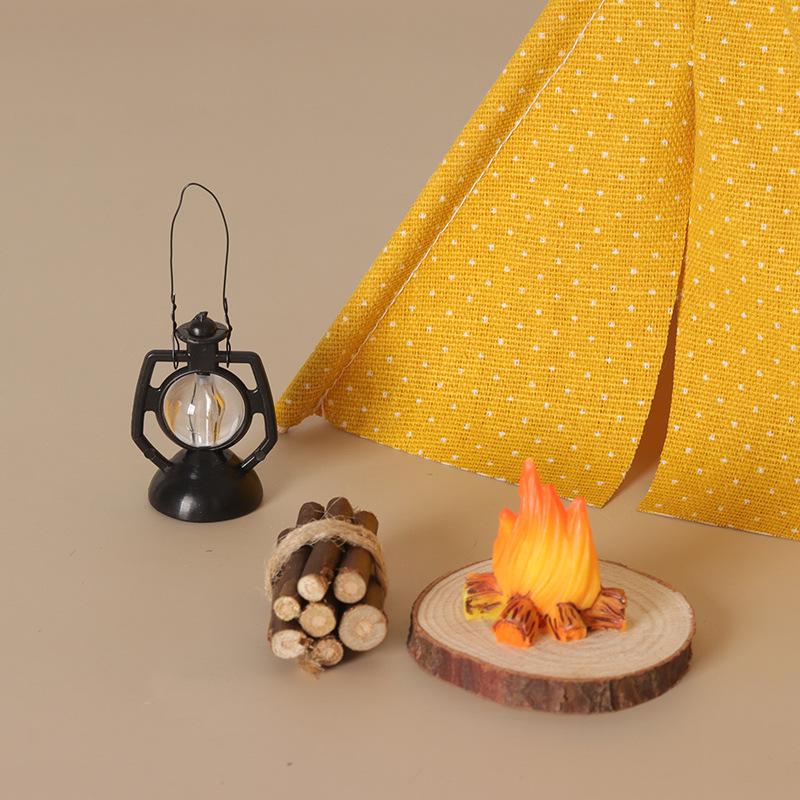 Outdoor Camping Games - 1:12 Scale Camping Tent Model Decoration