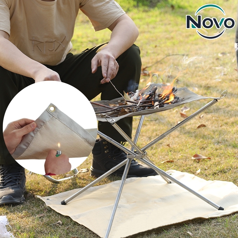 Outdoor Camping Bbq - Outdoor Camping Fire Pad Fireproof Mat