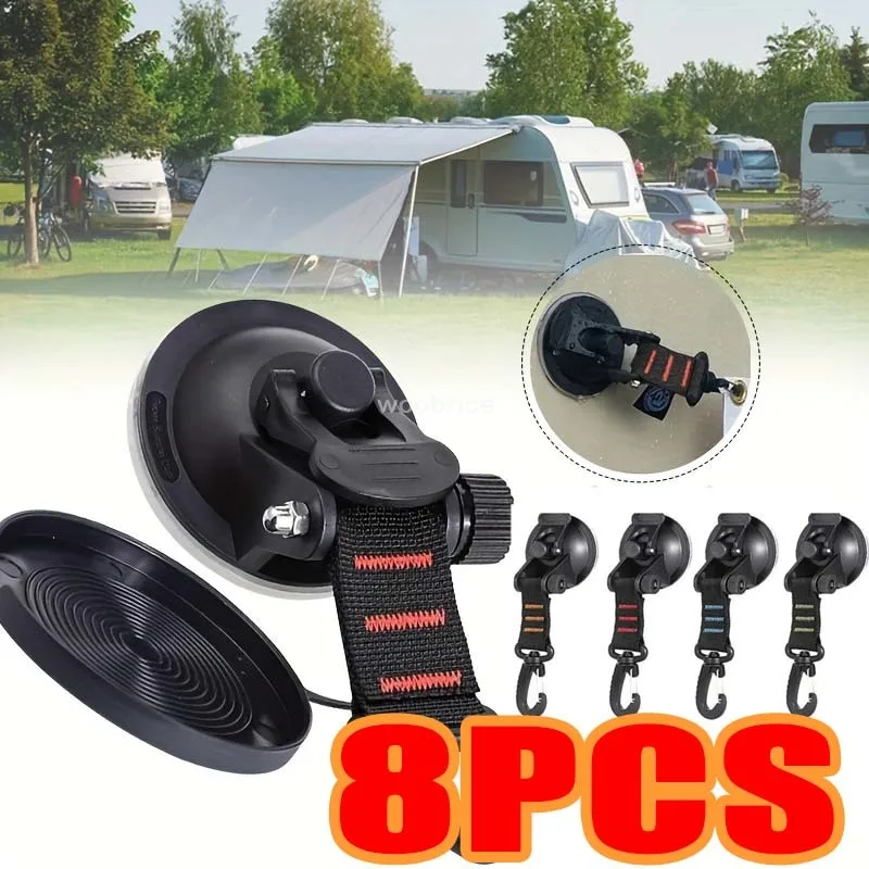 Outdoor Camping House - 1/8 Pcs Tent Suction Cups, Powerful