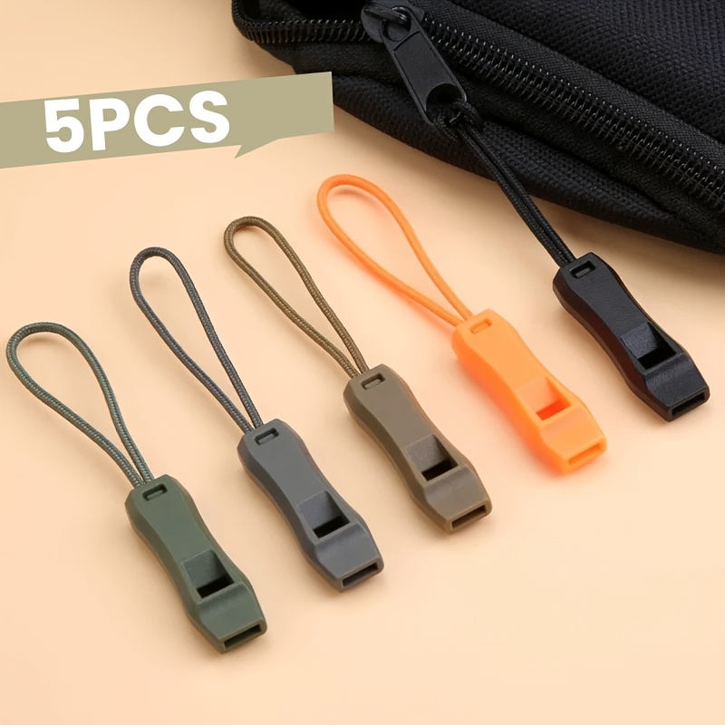 Camp Utensil Set - 5-Pack Portable Mini Whistle Set with