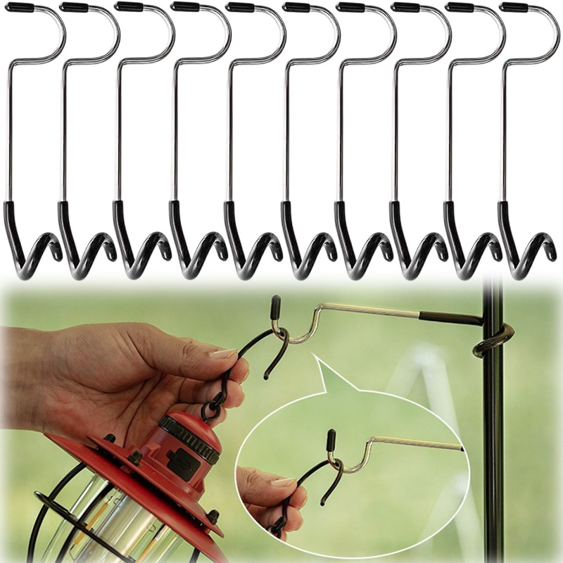 Outdoor Camping House - 1-10PCS Camping Tent S Hook Stainless