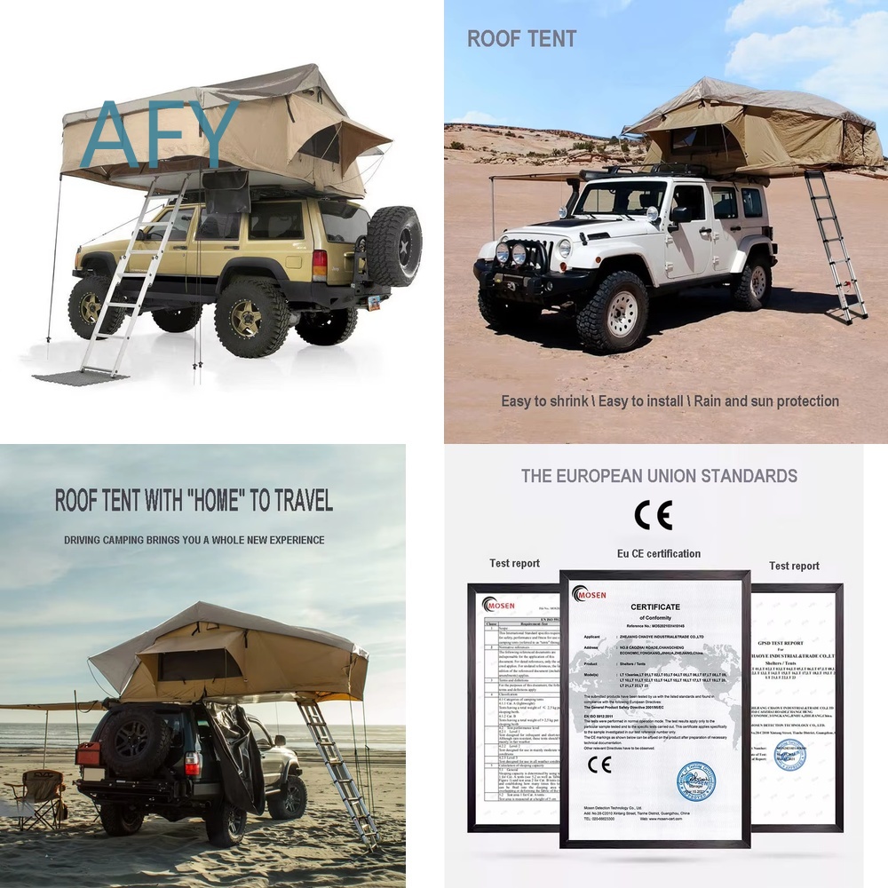 Outdoor Camping Van Tent - Automatic Folding Roof Tent for Quick
