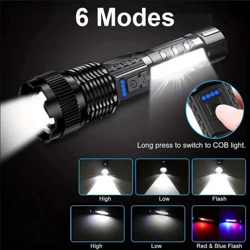 2pcs/set High Power LED Flashl - Outdoor Camping Glamping Share review and price