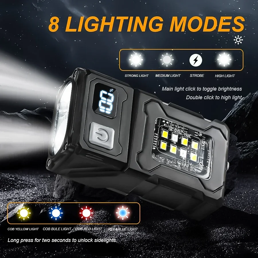 Mini Portable LED COB Flashlig - Battery Outdoor Camping review and price