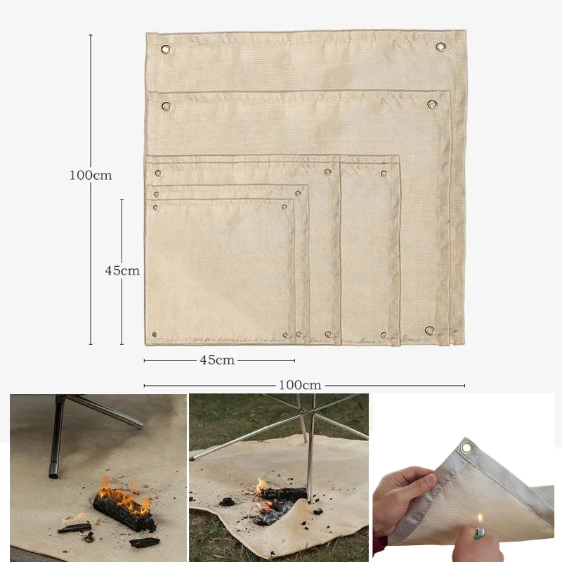 Camping Fireproof Mat Heat Res - Outdoor Camping Bbq review and price