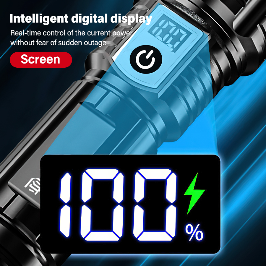 High Power 200000LM LED Flashl - Battery Outdoor Camping review and price