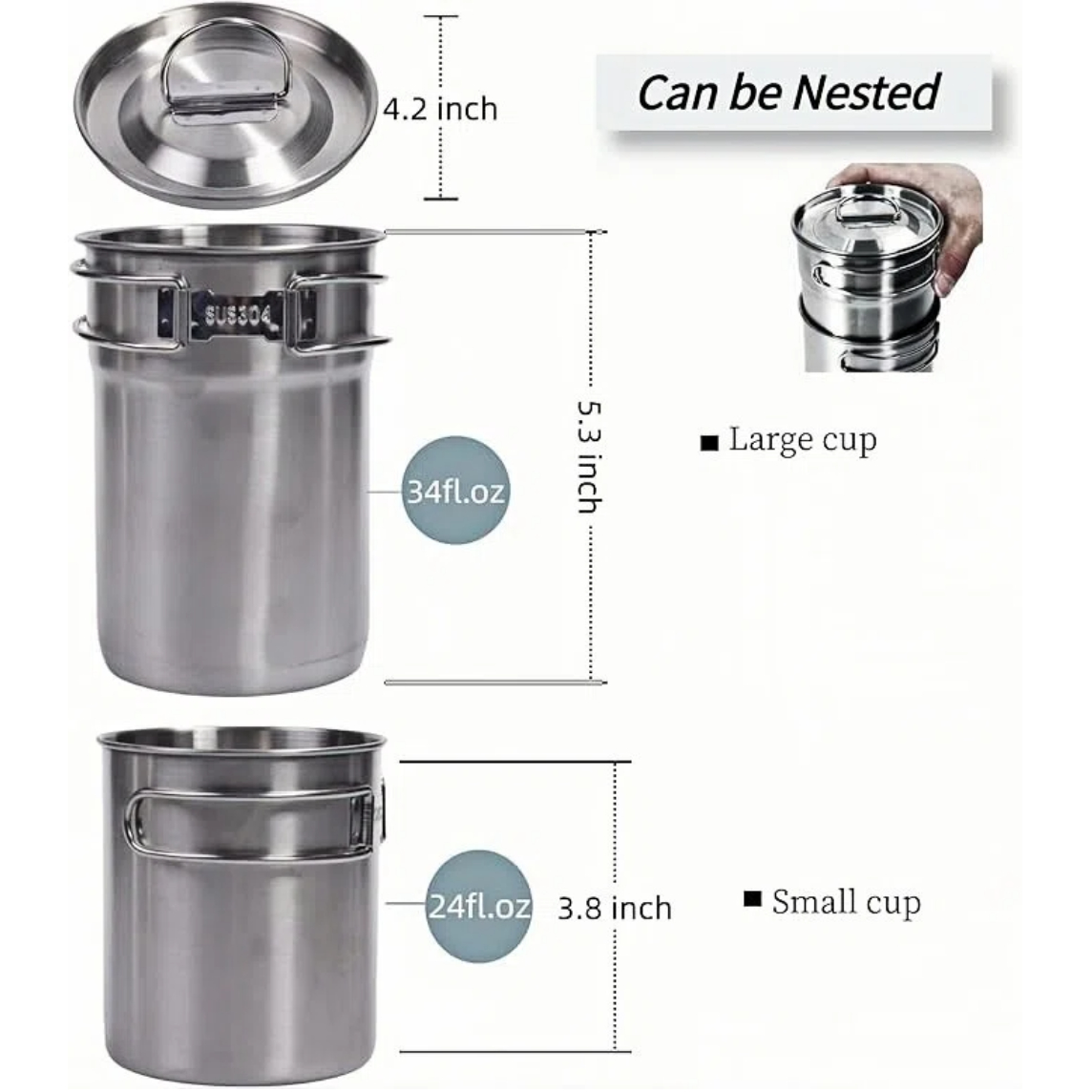 Foldable Camping Cups Mugs Cam - Camp Utensil Set review and price