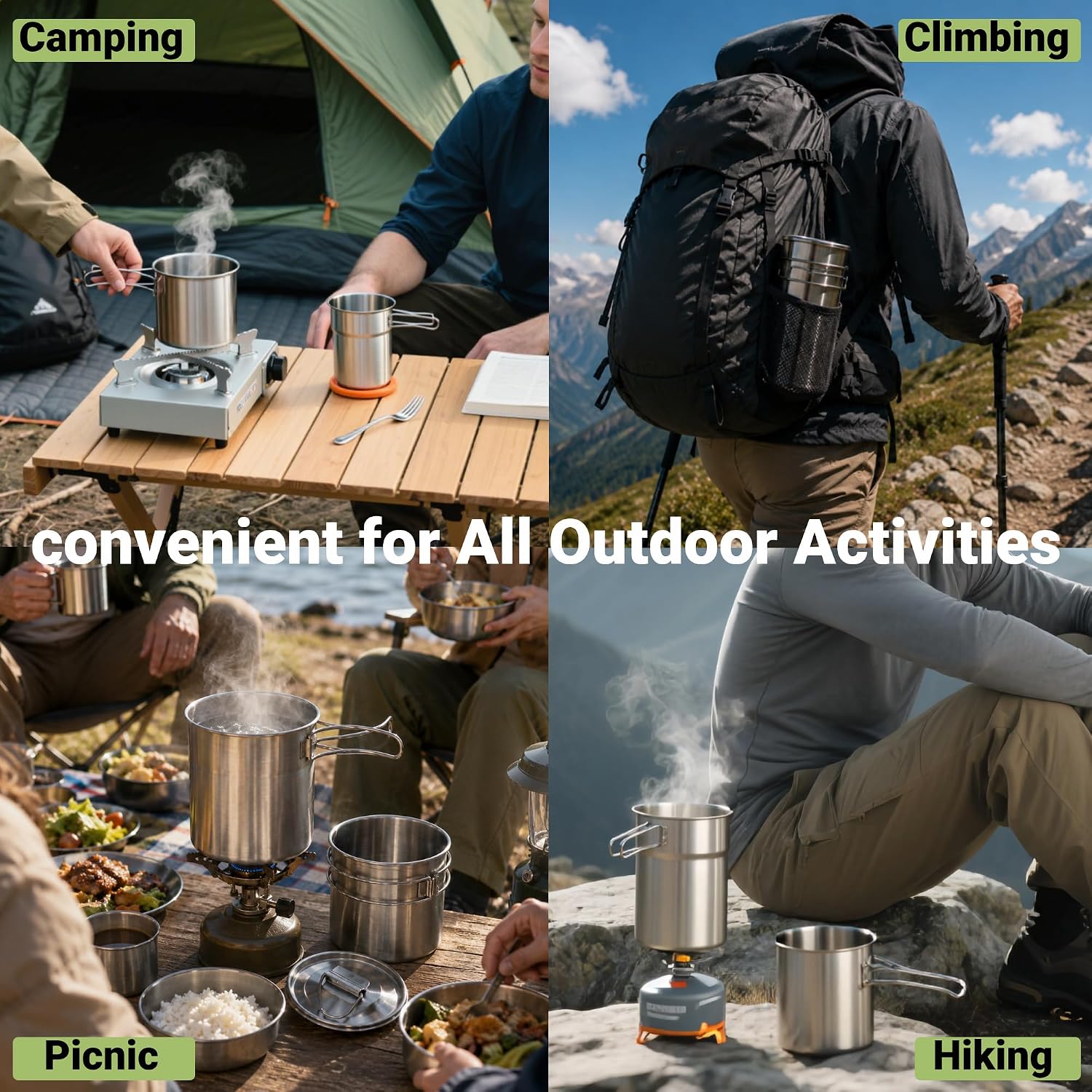 Foldable Camping Cups Mugs Cam - Camp Utensil Set review and price