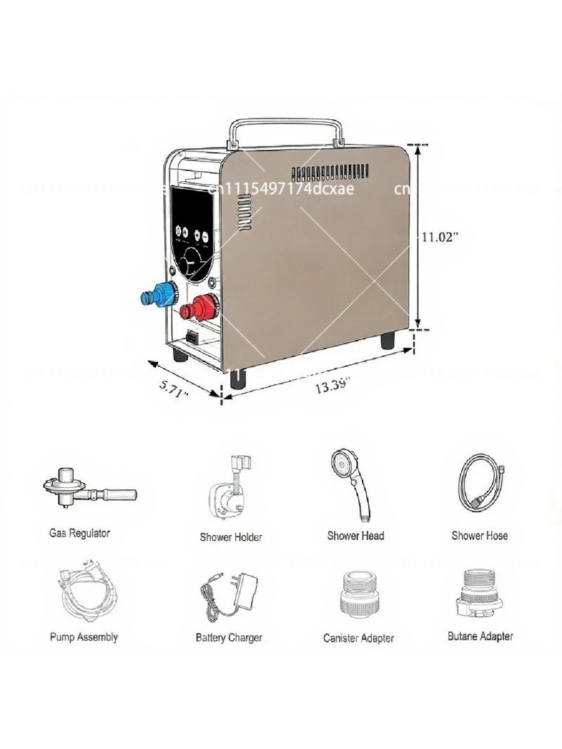 Portable Gas Water Heater for  - Outdoor Camping Water Heater review and price