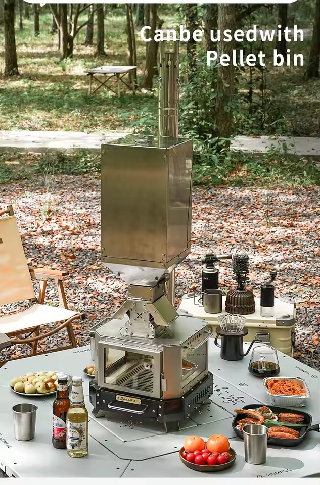 HOMFUL Portable Firewood Stove - Outdoor Camping Wood Stove review and price