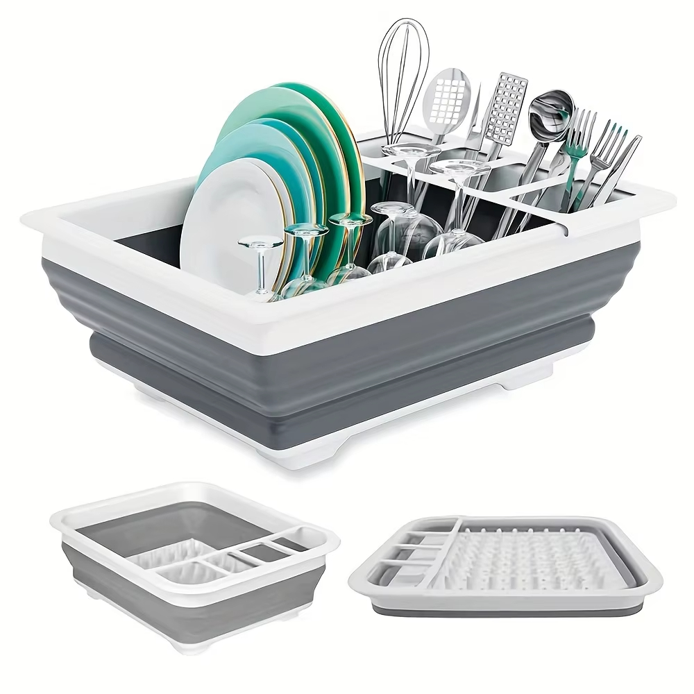 Collapsible Dish Drying Rack w - Camping Quiet review and price