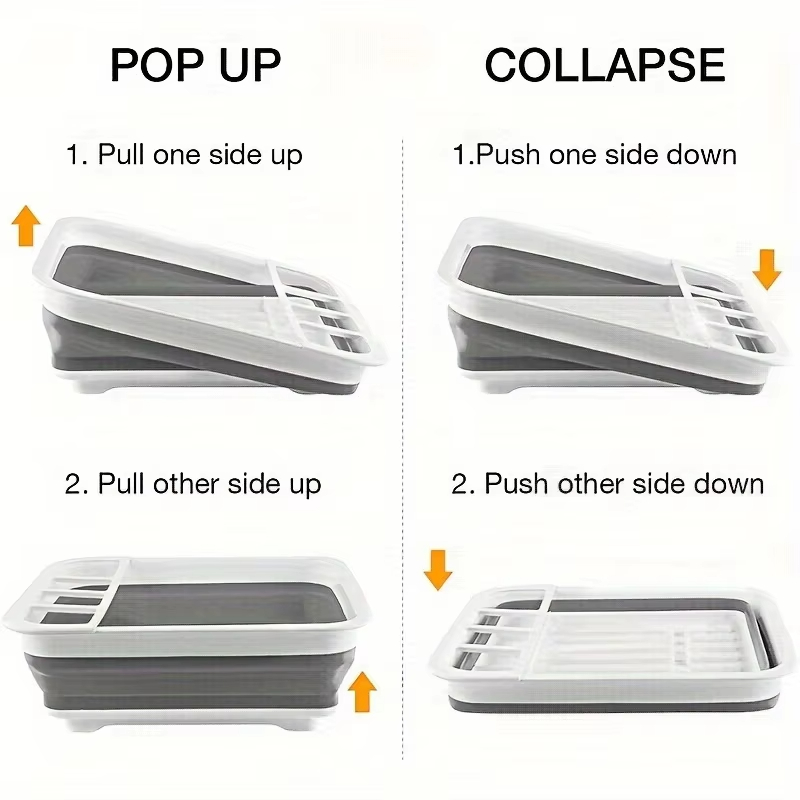 Collapsible Dish Drying Rack w - Camping Quiet review and price