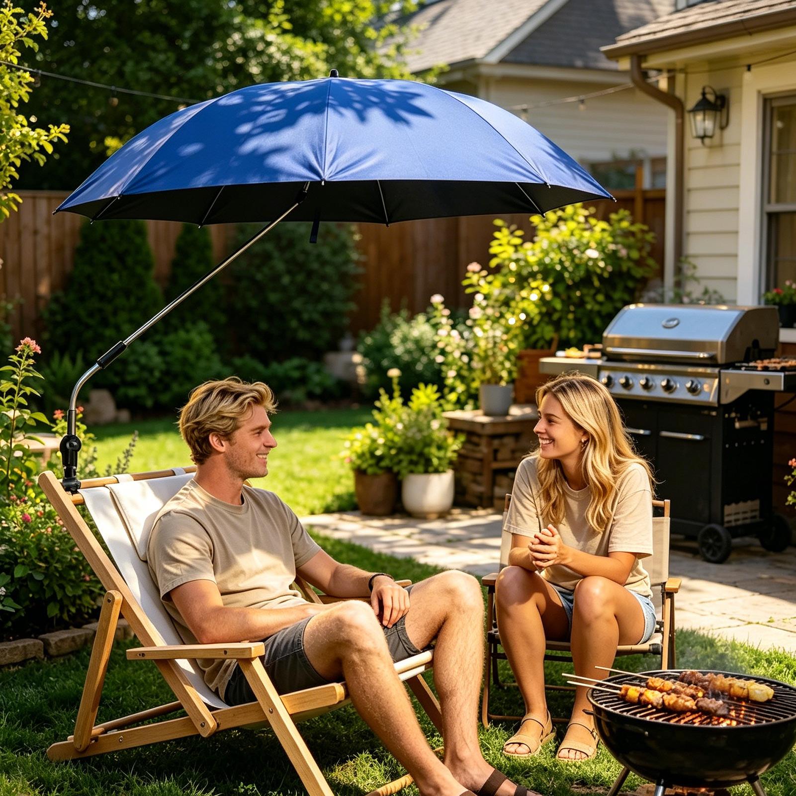 360 Adjustable Beach sun umbre - Outdoor Camping Umbrella review and price