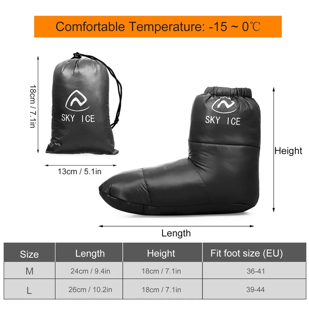 Winter Thermal Down Camping Sl - Outdoor Camping Slippers review and price