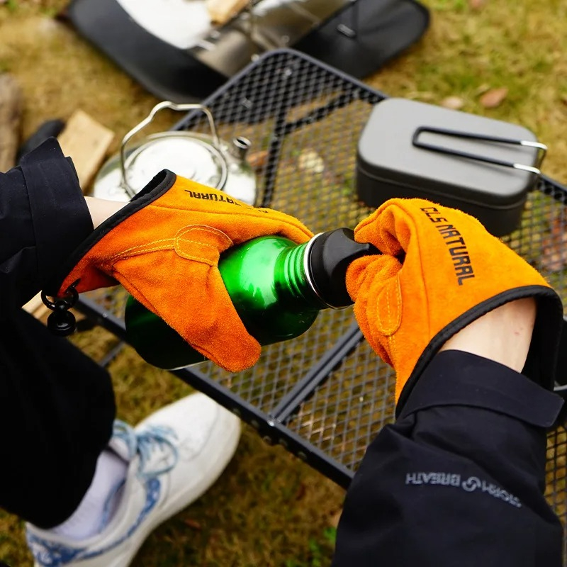 Heat Resistant BBQ Gloves Cowh - Outdoor Camping Bbq review and price