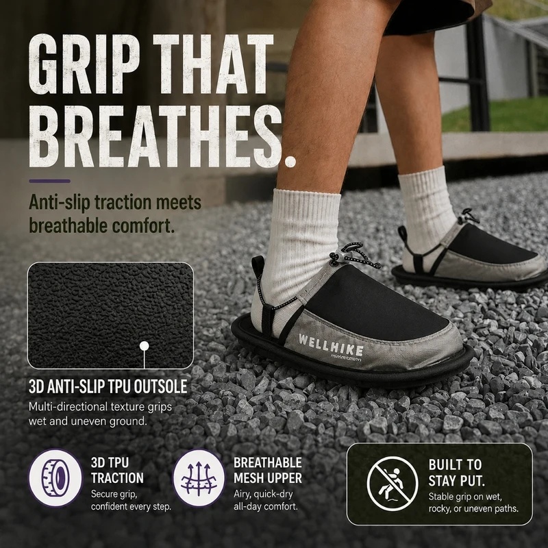Quick Dry Camping Slippers Wad - Outdoor Camping Slippers review and price