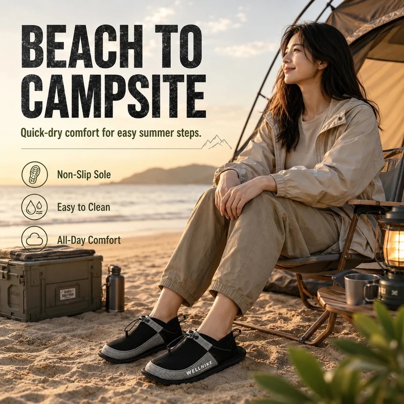 Quick Dry Camping Slippers Wad - Outdoor Camping Slippers review and price