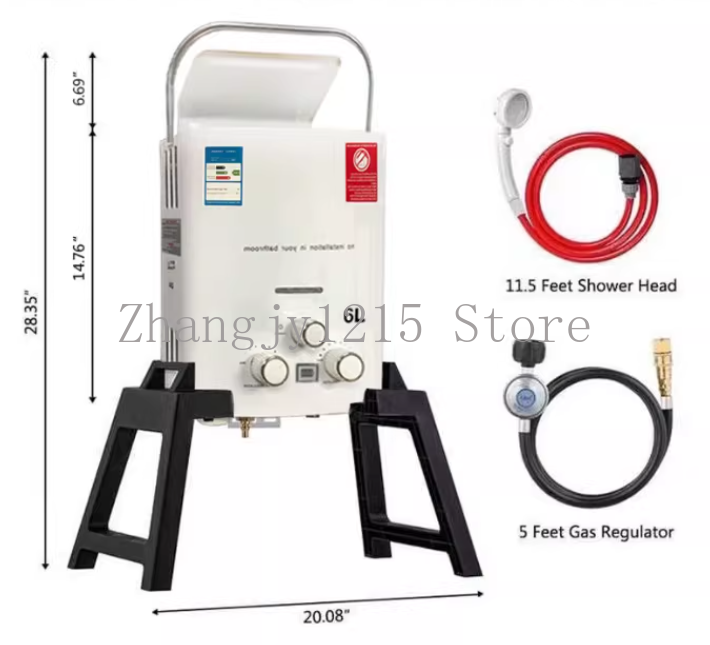 Propane LPG  Gas Tankless Wate - Outdoor Camping Water Heater review and price
