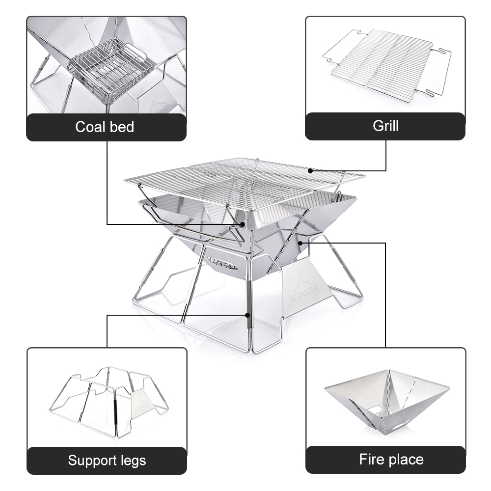 Widesea Windproof Wood-Burning - Outdoor Camping Sink review and price
