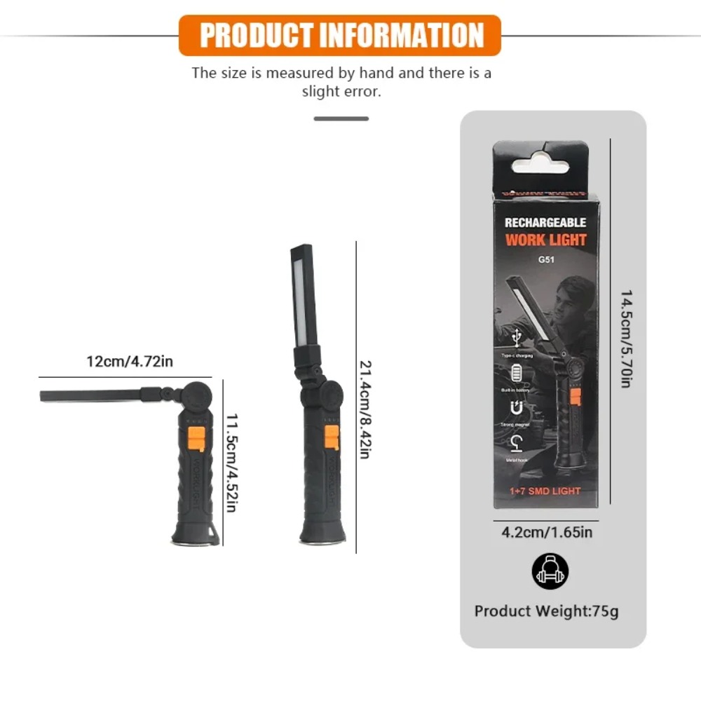 Portable COB LED Flashlight US - Outdoor Camping Lighting review and price