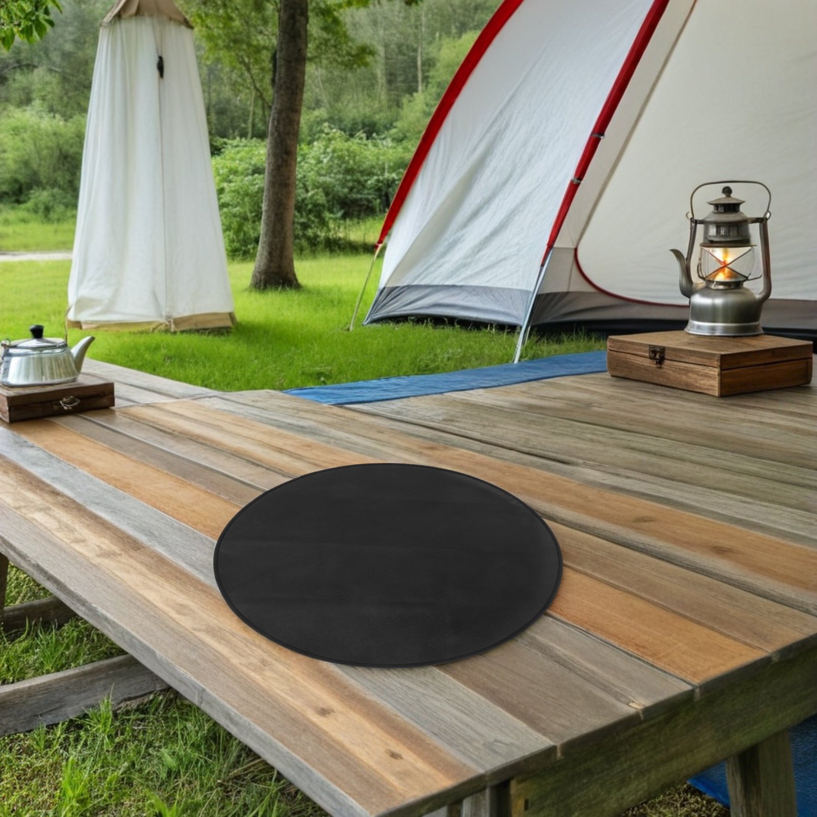 Round Heat Resistant Fireproof - Outdoor Camping Bbq review and price