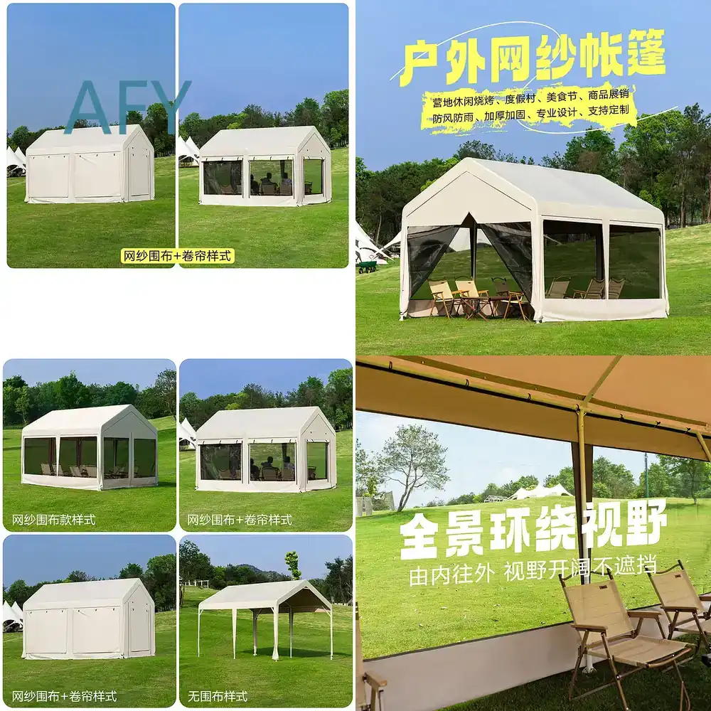 Breathable Shed Summer Pergola - Outdoor Camping Van Tent review and price