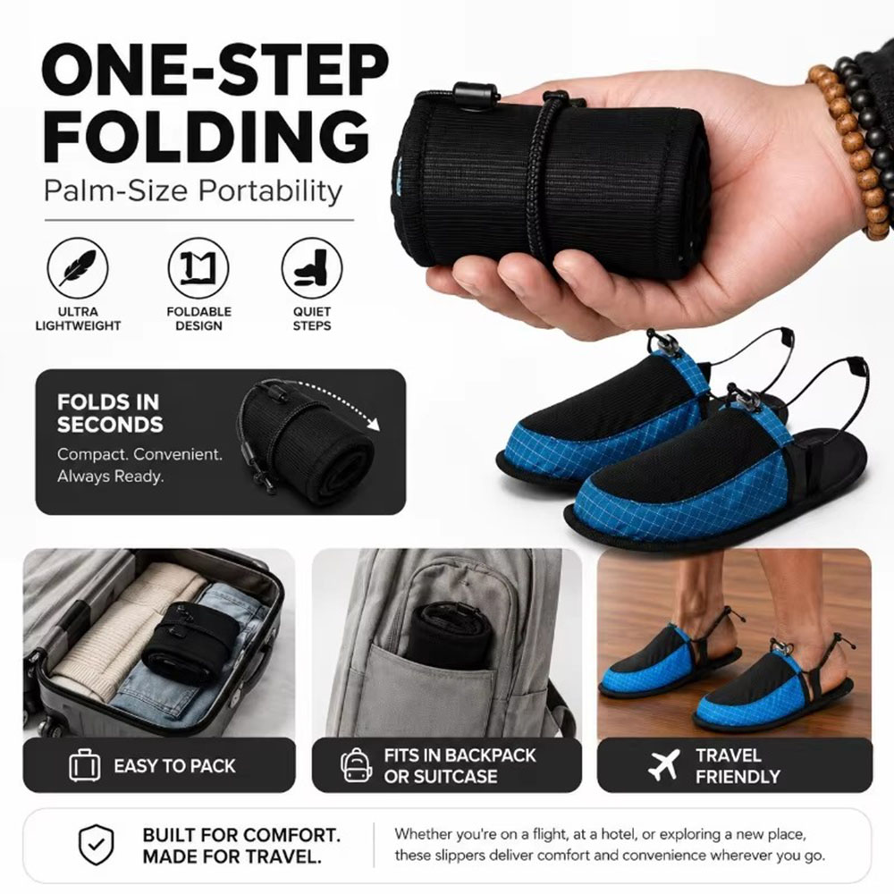 Foldable Quick Dry Water Slipp - Outdoor Camping Slippers review and price