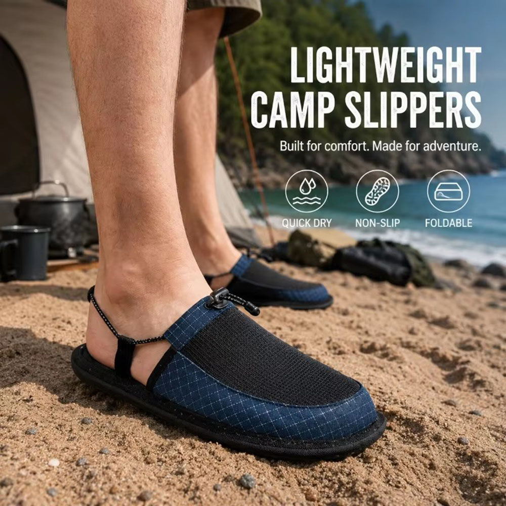 Foldable Quick Dry Water Slipp - Outdoor Camping Slippers review and price