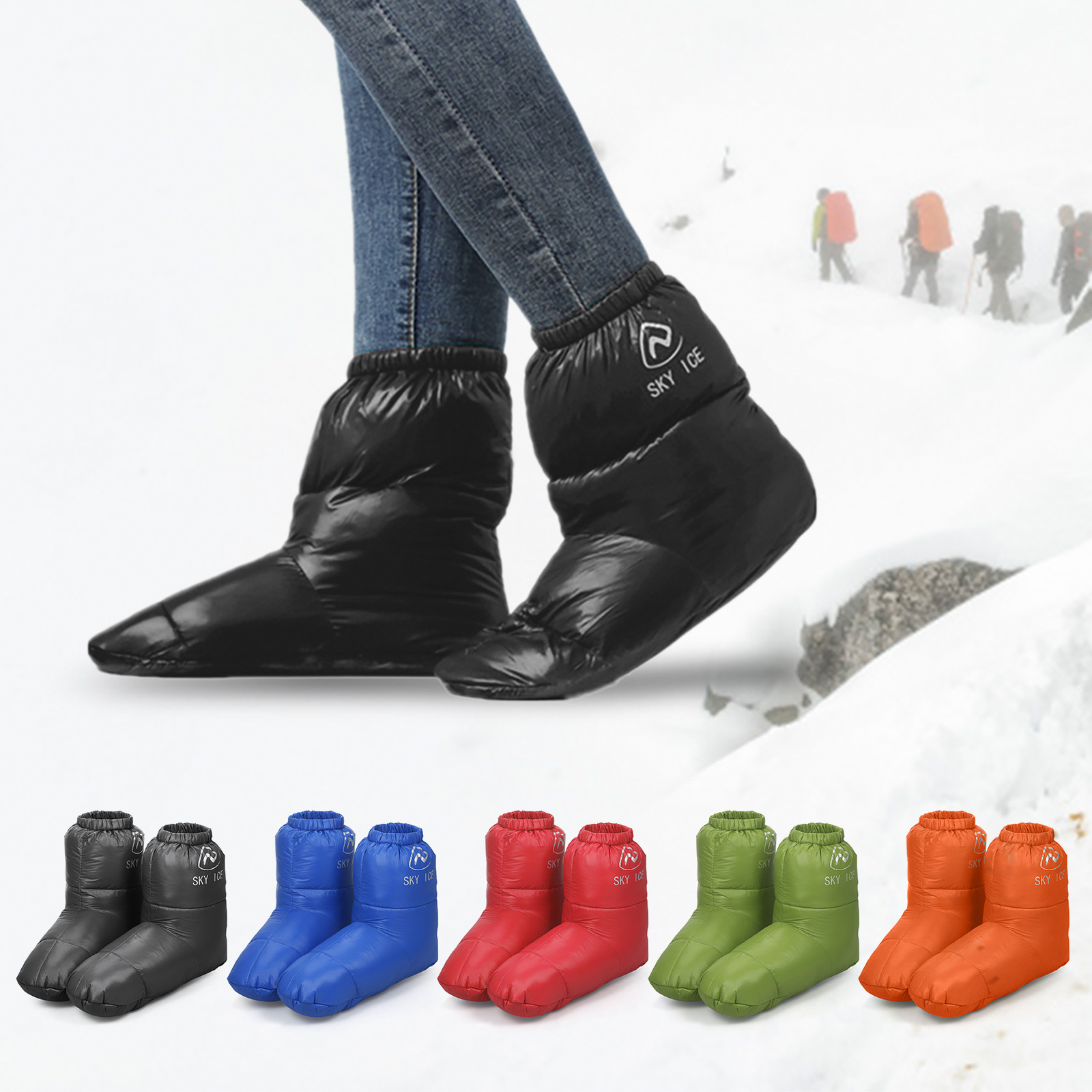 Down Booties Camping Slippers  - Outdoor Camping Slippers review and price