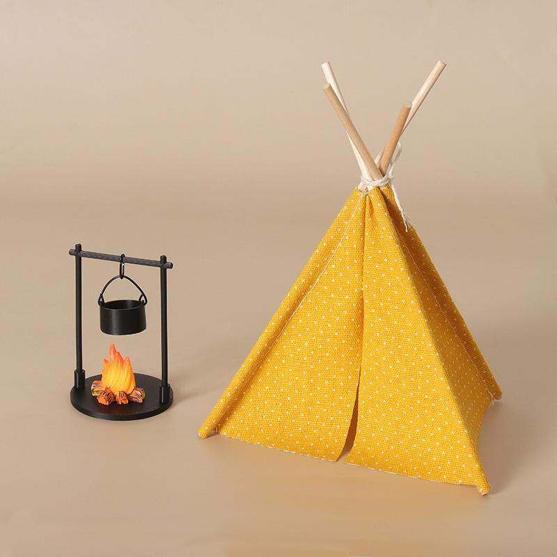 New 1:12 Scale Camping Tent Mo - Outdoor Camping Games review and price