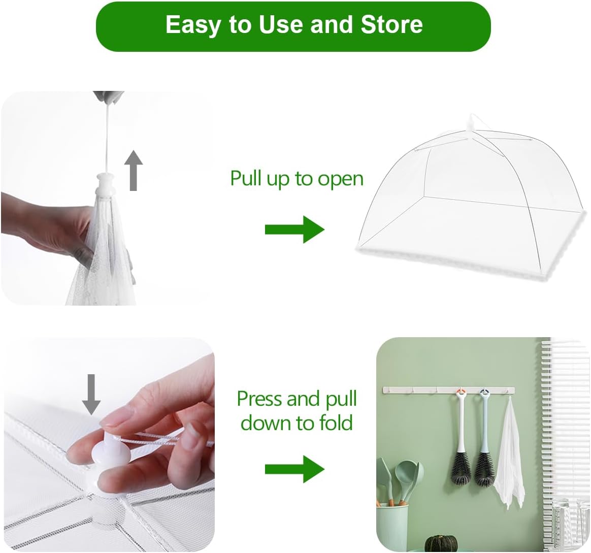 (6 Pack) Mesh Food Covers Tent - Outdoor Camping Umbrella review and price
