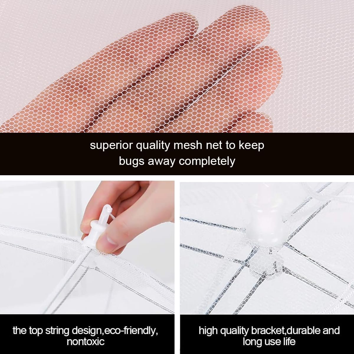 (6 Pack) Mesh Food Covers Tent - Outdoor Camping Umbrella review and price