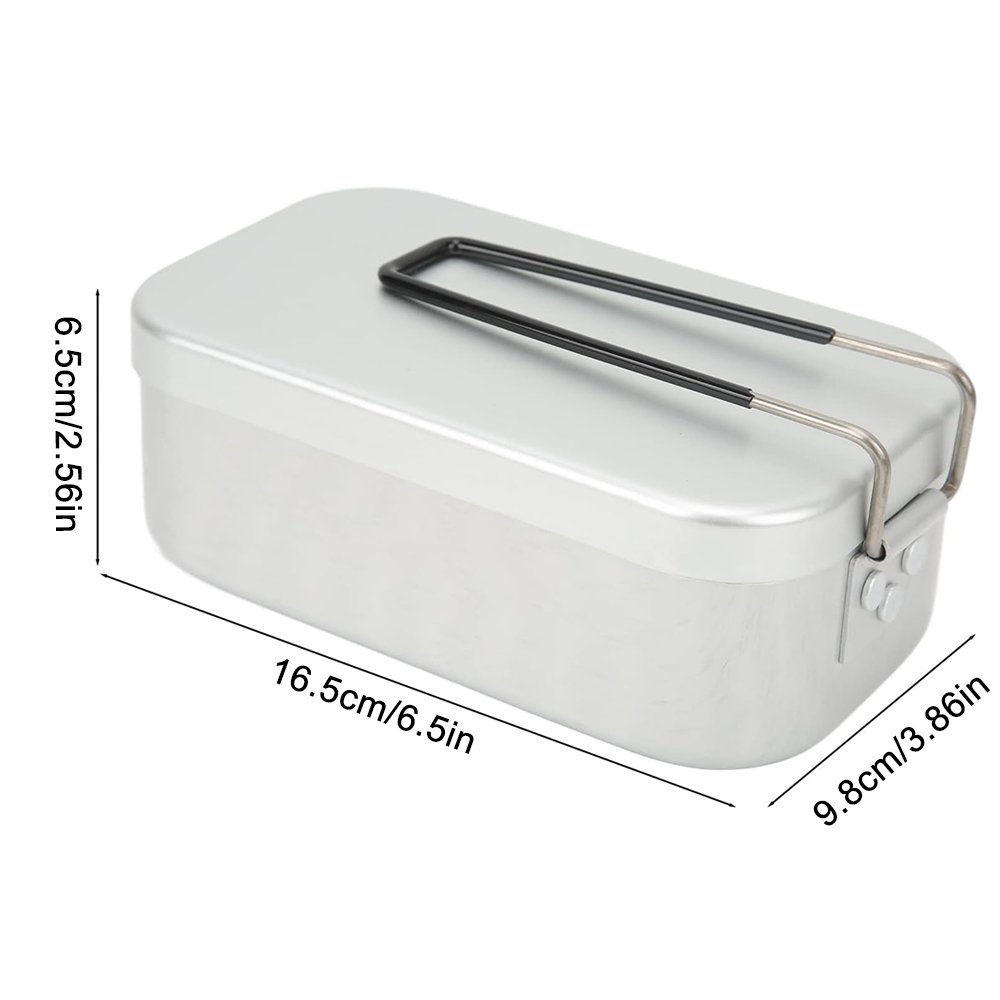 800ML Aluminum Lunch Boxes Out - Camp Utensil Set review and price