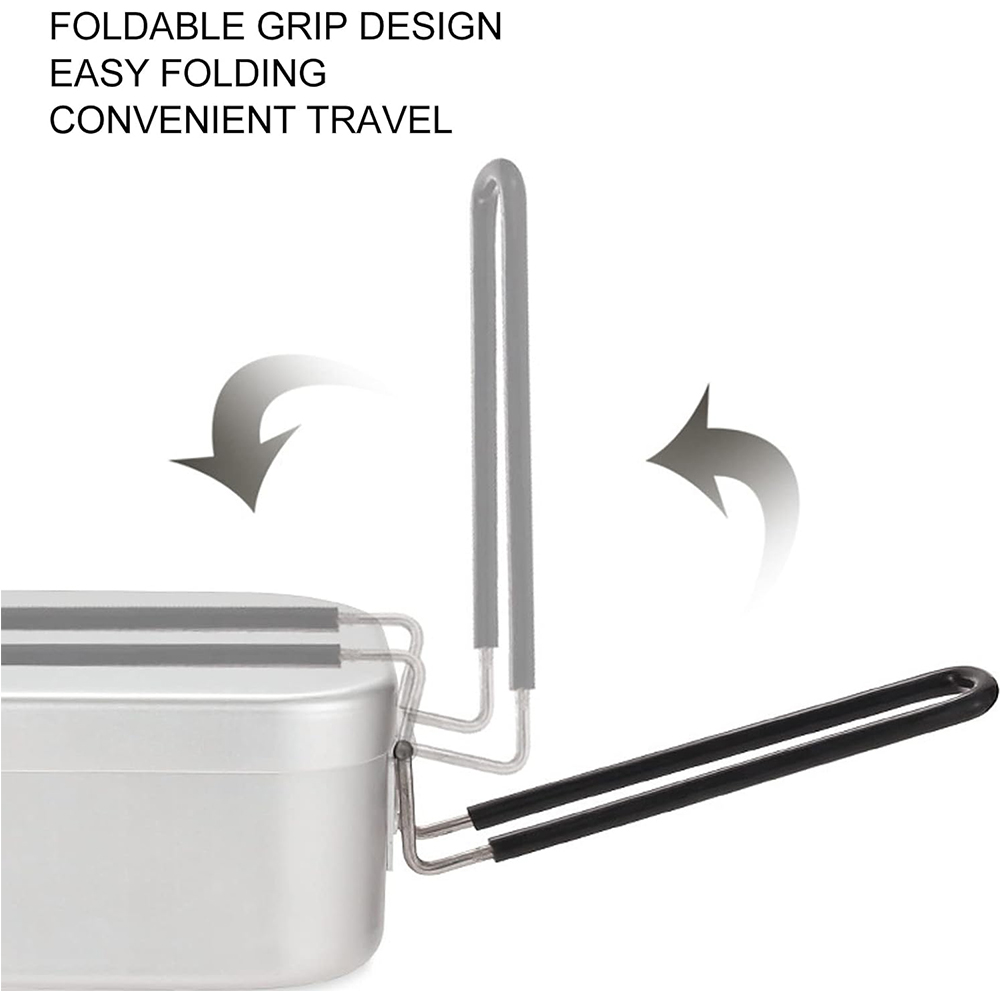 800ML Aluminum Lunch Boxes Out - Camp Utensil Set review and price