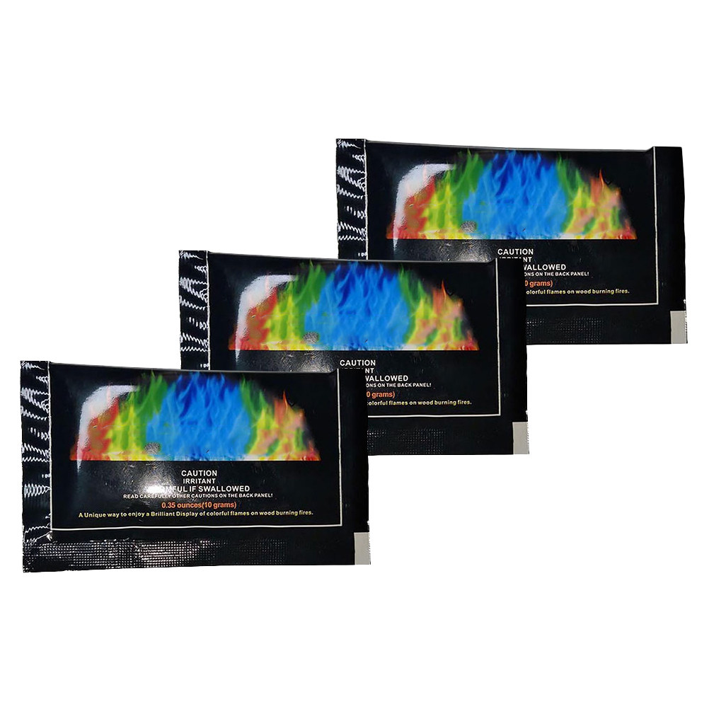 3 Pcs Fire Changing Color Pack - Camping Quiet review and price