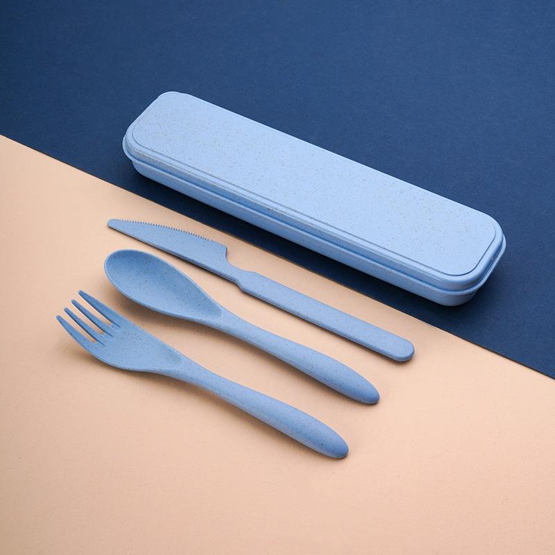Wheat Straw Cutlery Set Knife  - Camp Utensil Set review and price