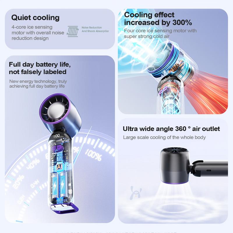 Travel Fan Bladeless Desk Fan  - Camping Quiet review and price