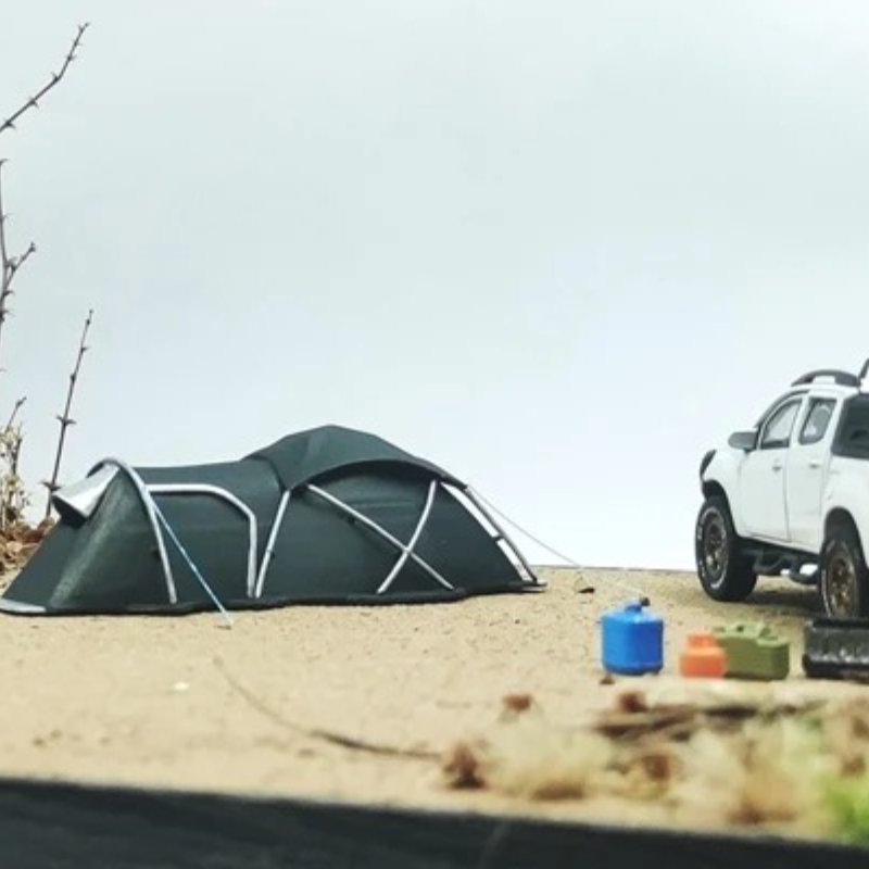1/64 Tent Model 1/87 HO Snow T - Outdoor Camping Games review and price
