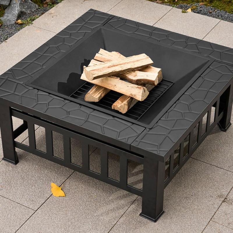 Camping Firewood Stove Square  - Outdoor Camping Wood Stove review and price
