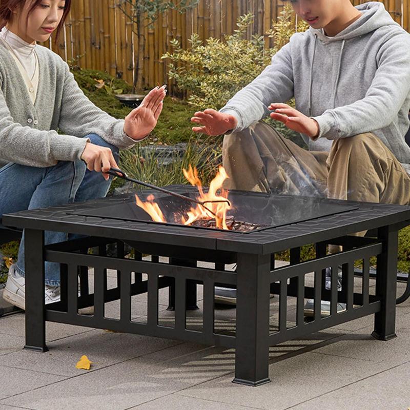 Camping Firewood Stove Square  - Outdoor Camping Wood Stove review and price