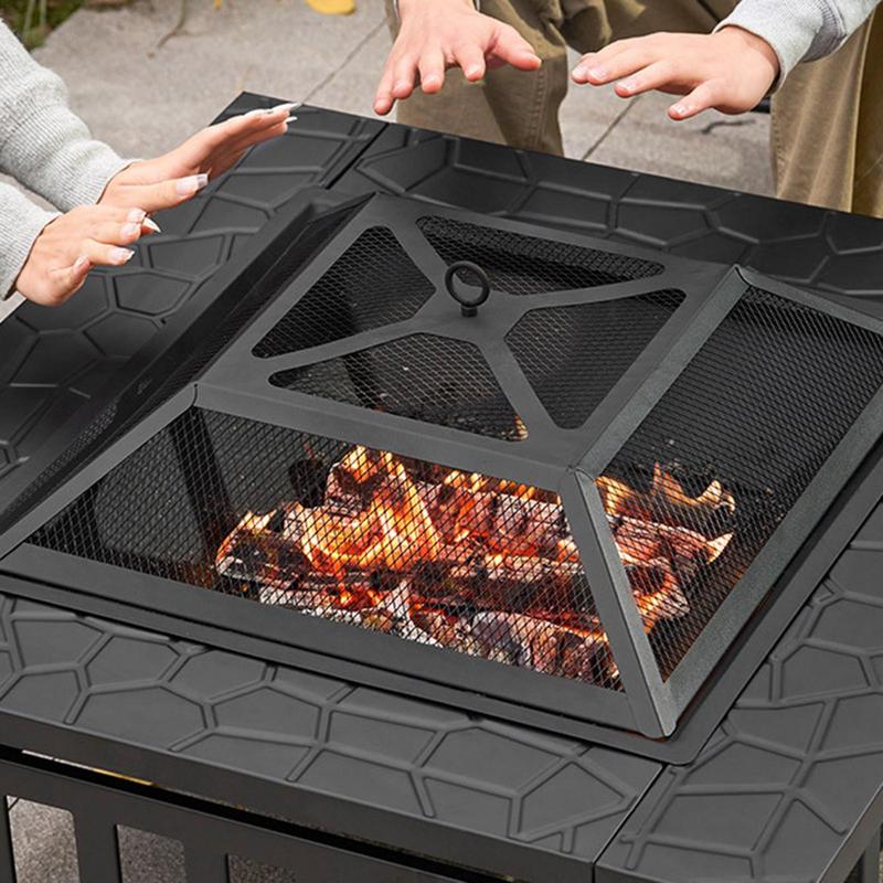 Camping Firewood Stove Square  - Outdoor Camping Wood Stove review and price