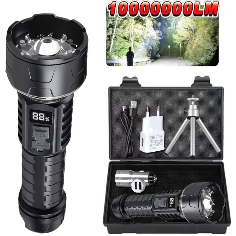 COB LED Flashlight Rechargeabl - Outdoor Camping Lighting review and price