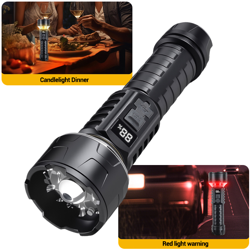 COB LED Flashlight Rechargeabl - Outdoor Camping Lighting review and price