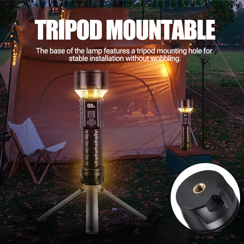 COB LED Flashlight Rechargeabl - Outdoor Camping Lighting review and price
