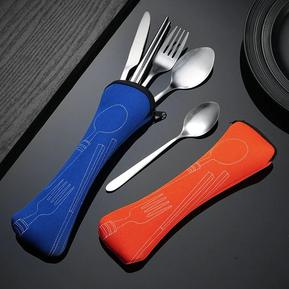 Picnic Set Tableware Washable  - Camp Utensil Set review and price
