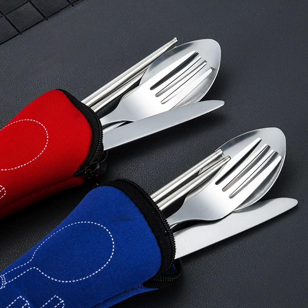 Picnic Set Tableware Washable  - Camp Utensil Set review and price