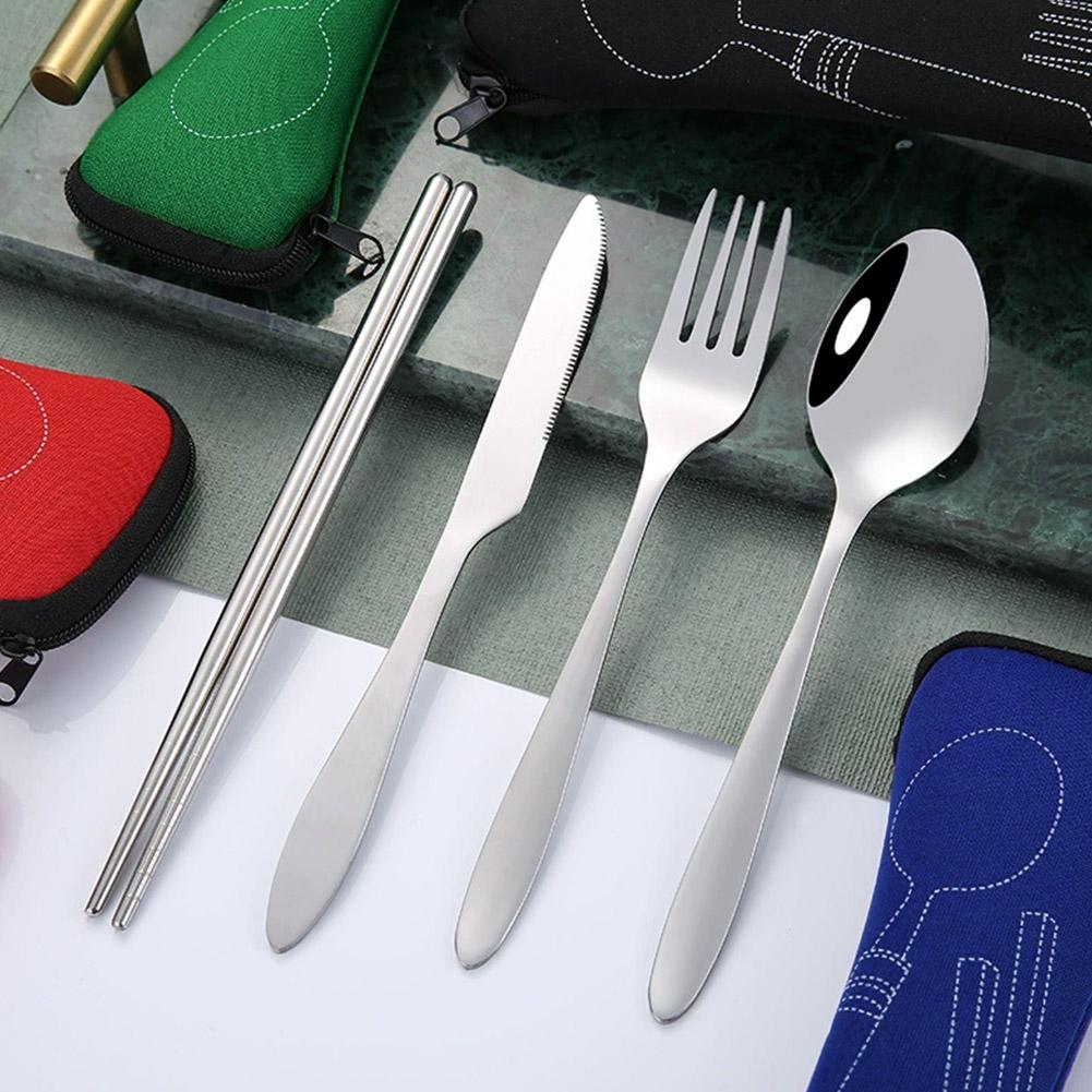 Picnic Set Tableware Washable  - Camp Utensil Set review and price