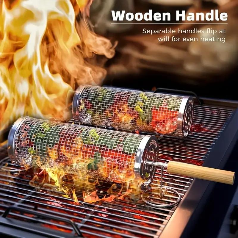 Stainless Steel BBQ Grill Bask - Outdoor Camping Bbq review and price